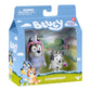 Bluey Stumpfest Figure 2-Pack, Stripe and Muffin, 2.5-Inch