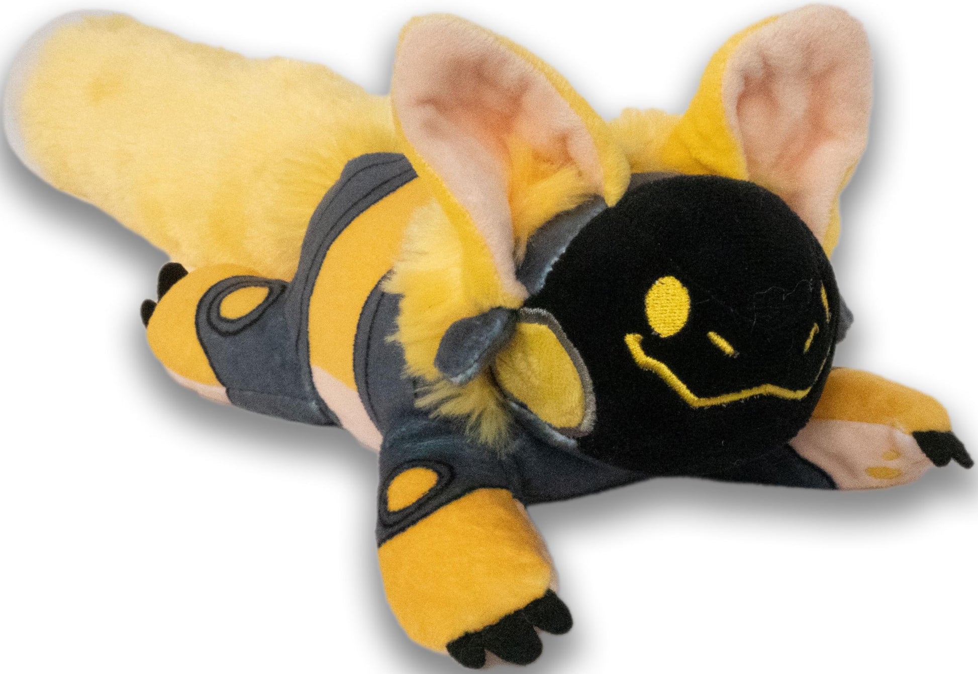 Boss Monsta Protobean V3 Plushie - Yellow | Soft & Squishy Collectible Plush Toy | Adorable Robot Bean Plush for Snuggles & Display