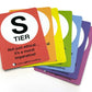 Codes Against Academy: AI and Ethics in Education Discussion Card Deck - Discussion Starter and Tier List Training Exercise for AI in Schools -