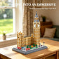 Komvoor World Famous Architecture Micro Building Blocks Set 4112 PCS - London Big Ben DIY Collectible Model for Lovers, Adults or Teens Ages of 14+