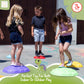 Hapinest Turtle Balance Stepping Stones for Kids, Obstacle Course Coordination Game for Kids & Family, Indoor Outdoor Sensory Play Equipment Toys