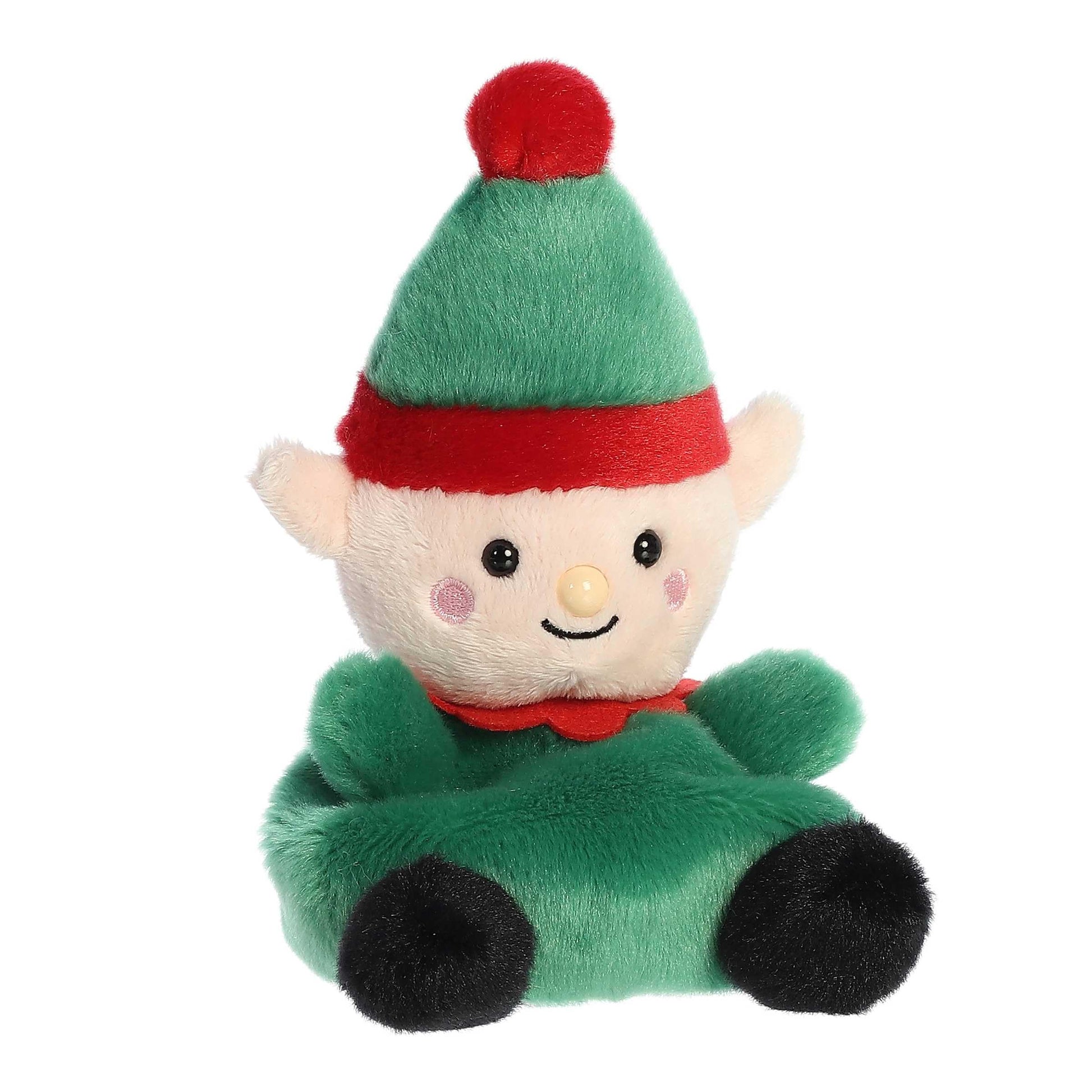 Aurora® Festive Palm Pals™ Jolly Elf™ Stuffed Animal - Fun Collectible Plush for Kids and Adult Collectors - Perfect for Decorating Rooms and Birthday