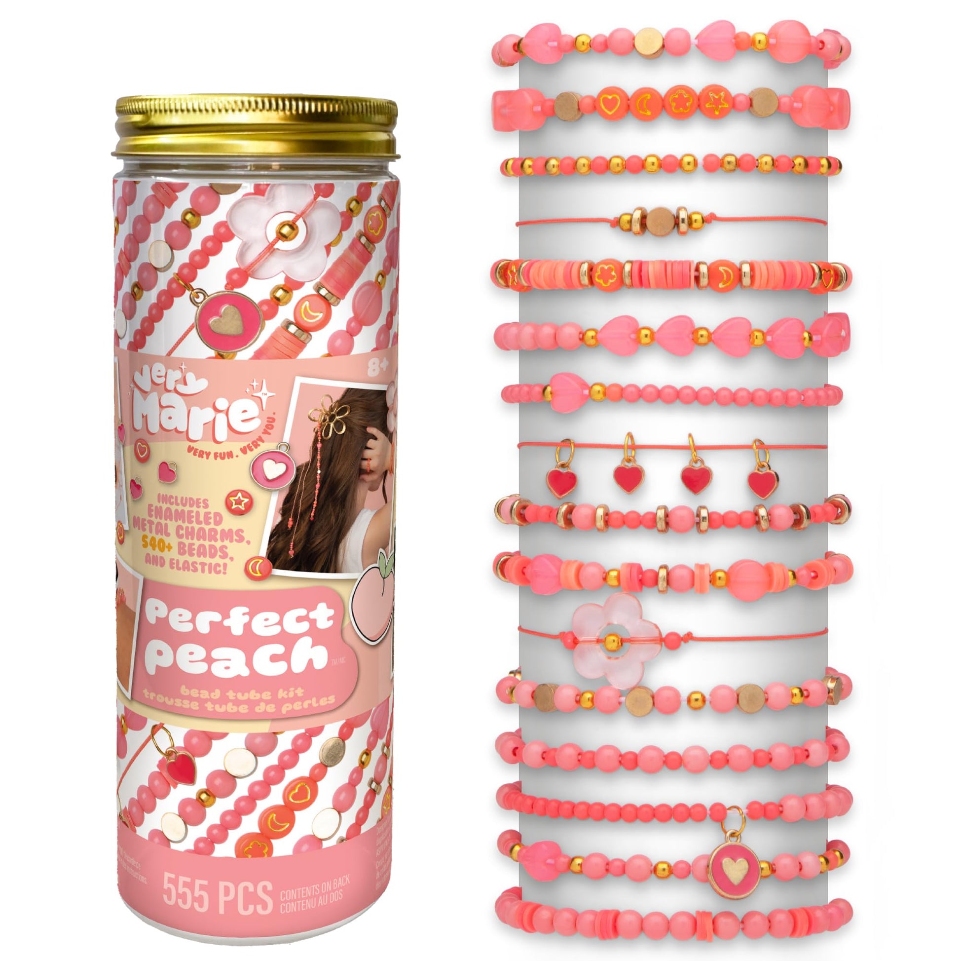 Very Marie - Perfect Peach Bead Tube
