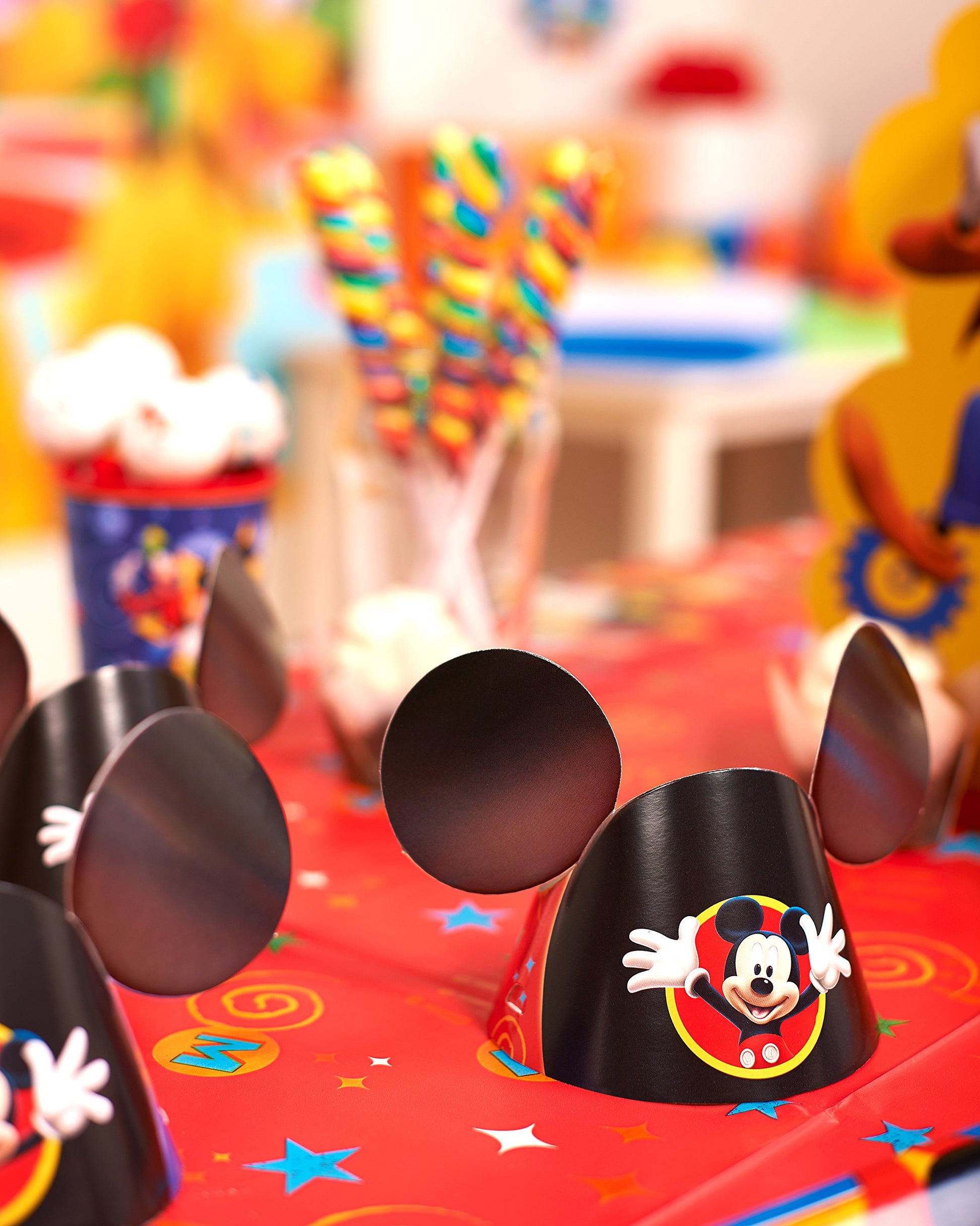American Greetings Mickey Mouse Clubhouse Party Hat, Mickey Ears, 8-Count