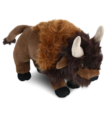 DolliBu Buffalo Super Soft Stuffed Animal, Cute Realistic Stuffed Animals for Girls, Boys, Adults Animal Gifts, Kids Zoo Wild Nursery Decor