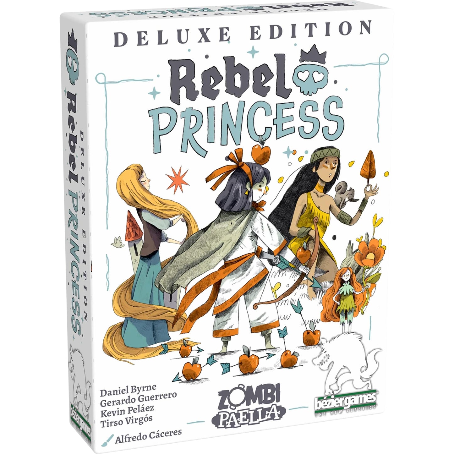 Bezier Games Rebel Princess Deluxe Edition Game Trick Taking Card Game with Unique Princess Powers and Dynamic Round Rules | Strategic Fantasy Party