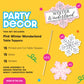 Big Dot of Happiness Pink Winter Wonderland - Holiday Snowflake Birthday Party or Baby Shower Centerpiece Sticks - Table Toppers - Set of 15