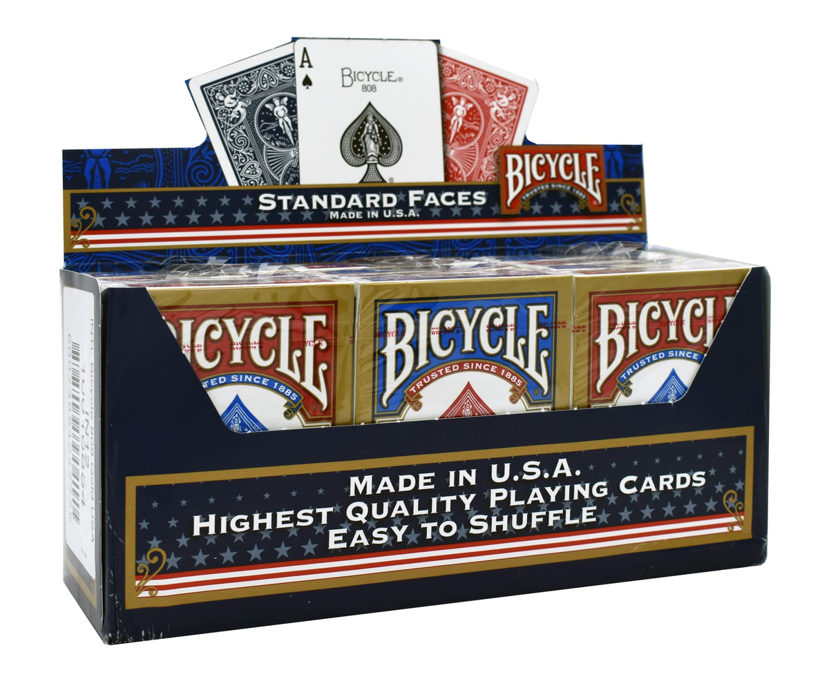 Bicycle® Gold Standard Playing Cards - 12 x Deck of Cards, Iconic International Rider Back Design, Standard Index