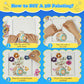 Kssiaz DIY Vase Mosaic Painting Kit, DIY Mosaic Arts and Craft Kits with Vase Flower Mosaic Accessories, Handmade Sticker Painting Gem Art Kit