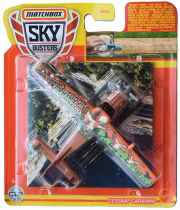 Matchbox Cessna Caravan, Sky Busters, Airplane, Kid, Unisex, 3+