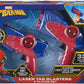 eKids Spiderman Laser-Tag for Kids Infared Lazer-Tag Blasters Lights Up & Vibrates When Hit