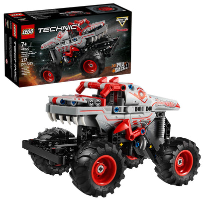 LEGO Technic Monster Jam ThunderROARus Pull-Back Monster Truck Toy - Building Toy for Kids, Boys and Girls, Ages 7+ - Creative Gift Idea for Lovers