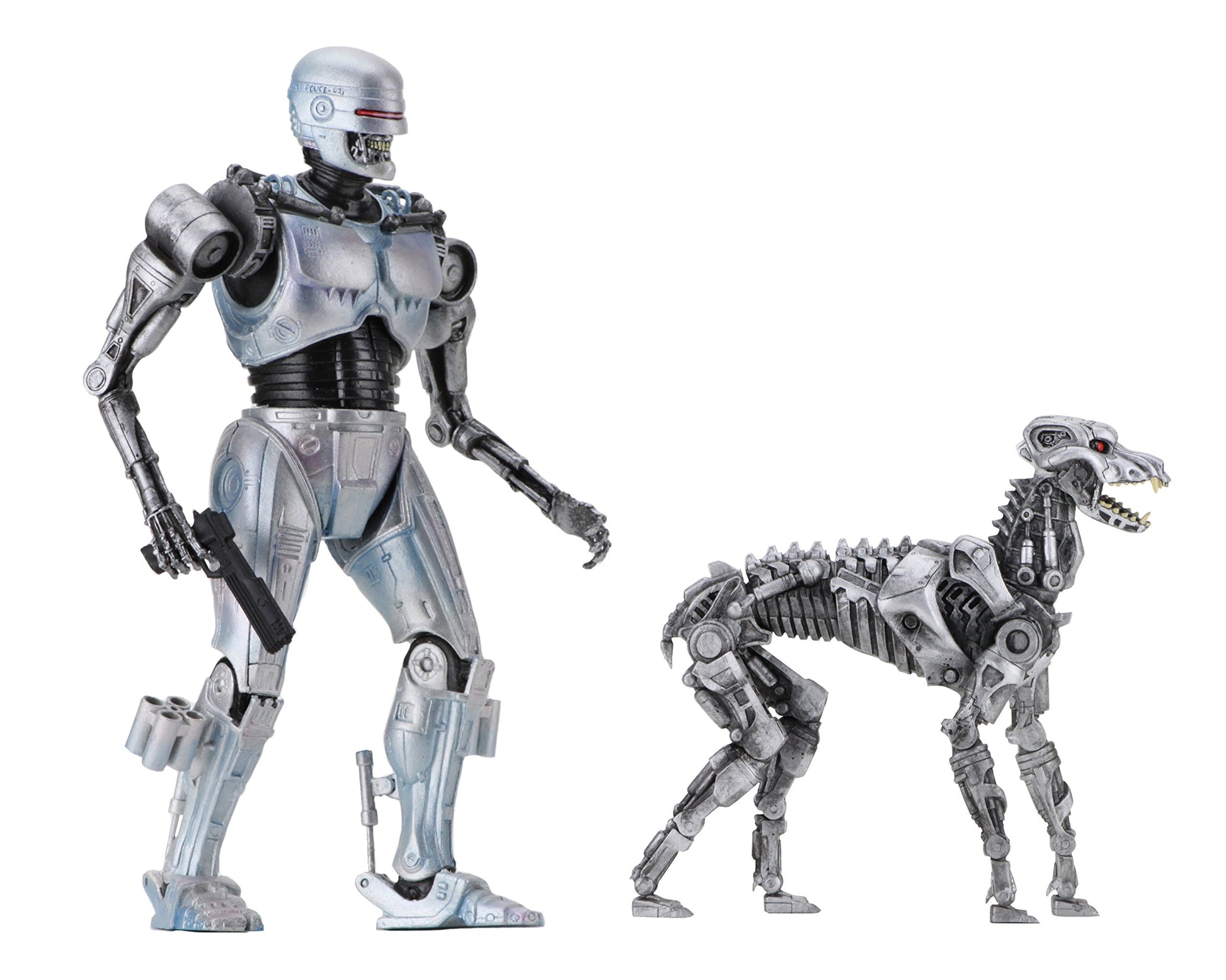 NECA - Robocop vs The Terminator - 7" Scale Action Figures - EndoCop/Terminator Dog 2-Pack
