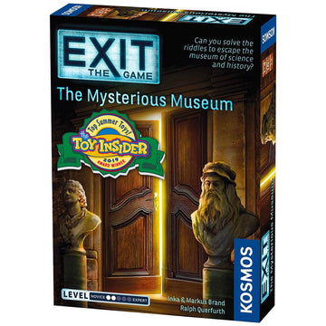 Exit: The Mysterious Museum | Exit: The Game - A Kosmos Game | Family-Friendly, Card-Based At-Home Escape Room Experience for 1 to 4 Players, Ages 10+