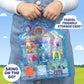 Bluey Friendship Jewelry, Create 4 Charm Bracelets & 2 Charm Necklaces, Includes 150 Beads & 6 Rubber Charms with Storage Case, Gifts for Kids Boys