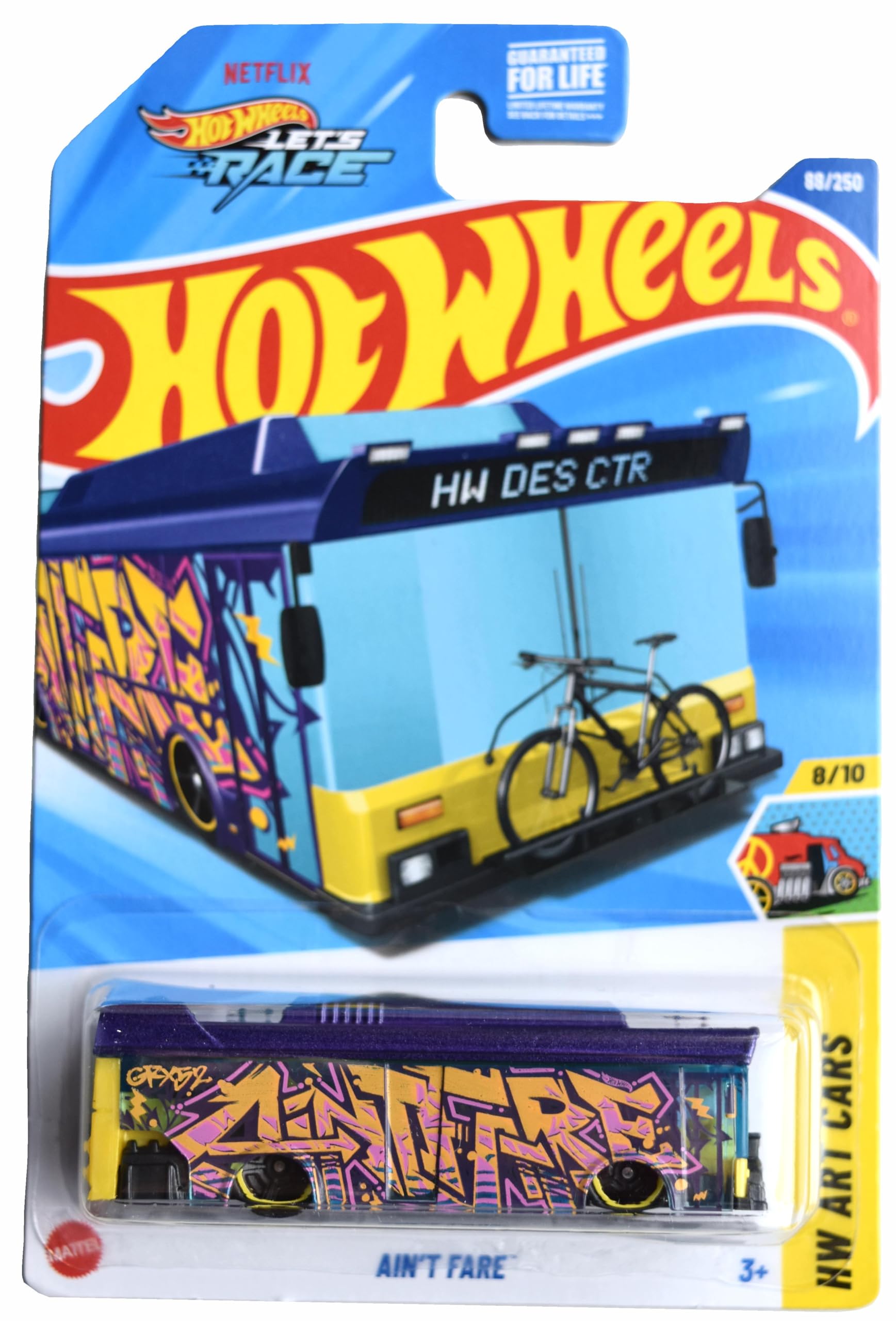 Hot Wheels Ain't Fare, HW Art Cars 8/10 [Purple] 88/250