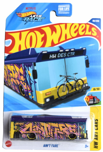 Hot Wheels Ain't Fare, HW Art Cars 8/10 [Purple] 88/250