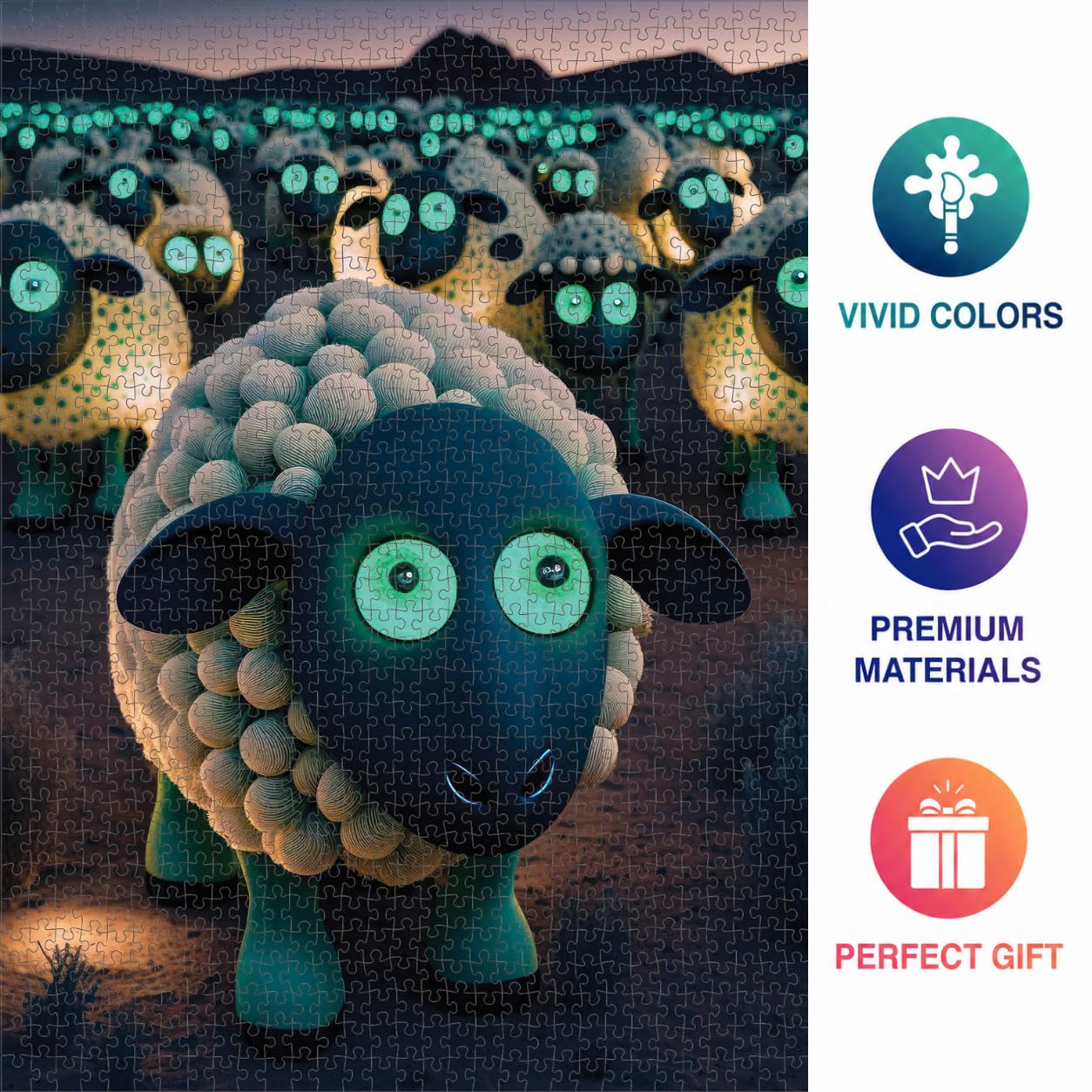 Cross & Glory | 1000 Piece Jigsaw Puzzles for Adults | Henry and The Herd