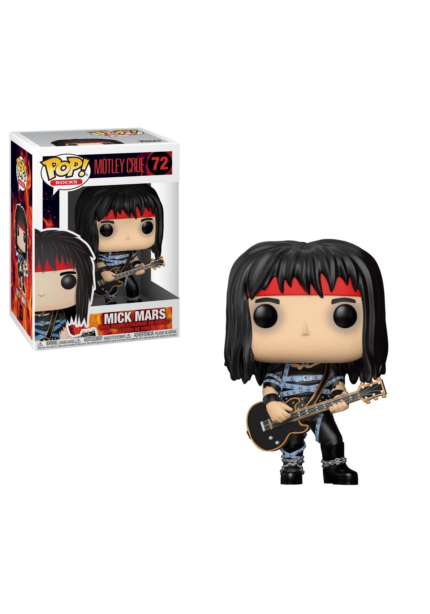 Funko POP! Rocks: Mötley Crüe Mick Mars Collectible Figure, Multicolor