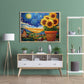 Puzzles for Adults 500 Pieces, Sunflower Puzzle Jigsaw Puzzles 500 Pieces - Starry Sunflower, Impossible Starry Night Puzzle, Finished Size 20.47 *