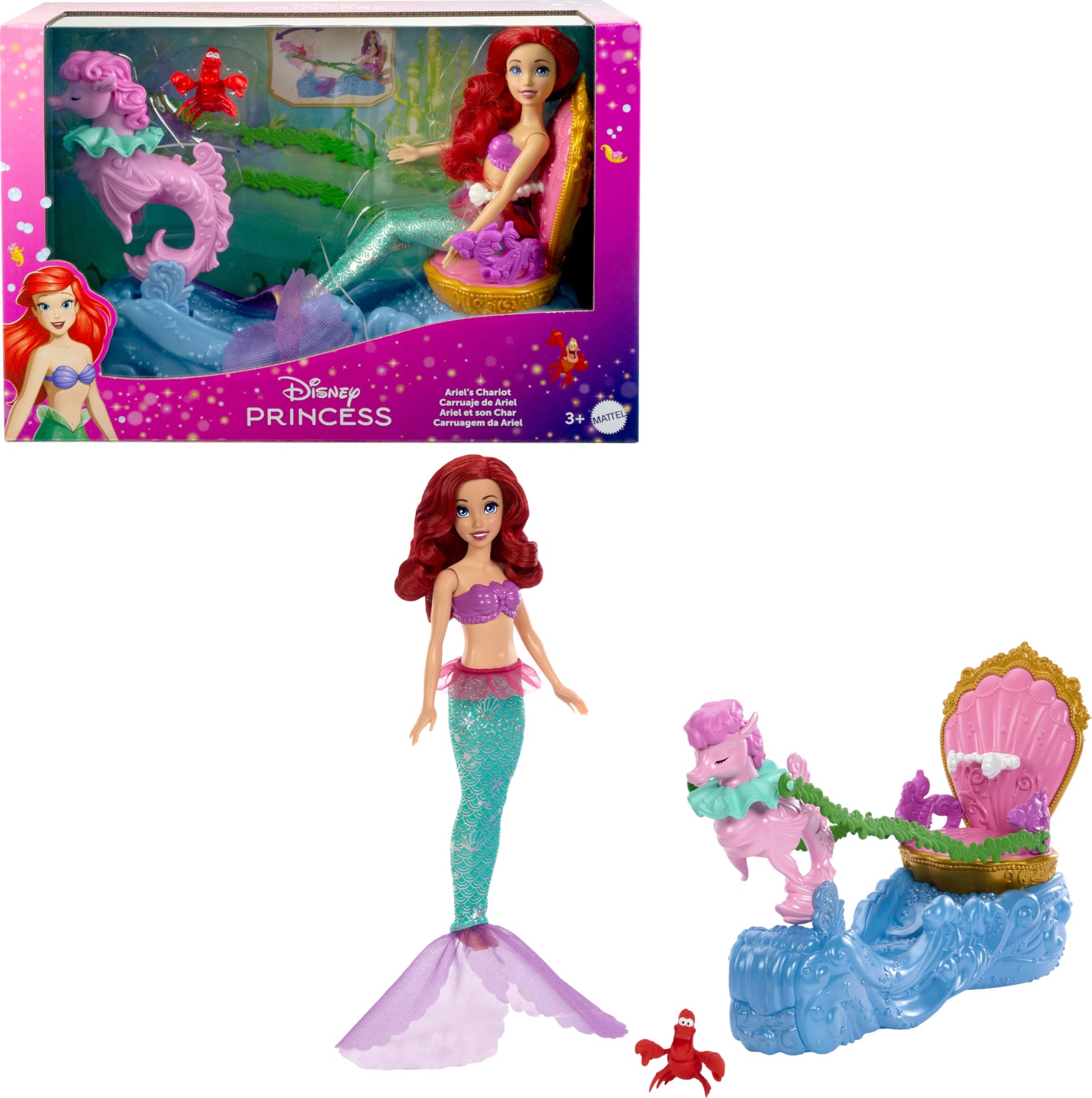 Mattel Disney Princess Ariel's Chariot