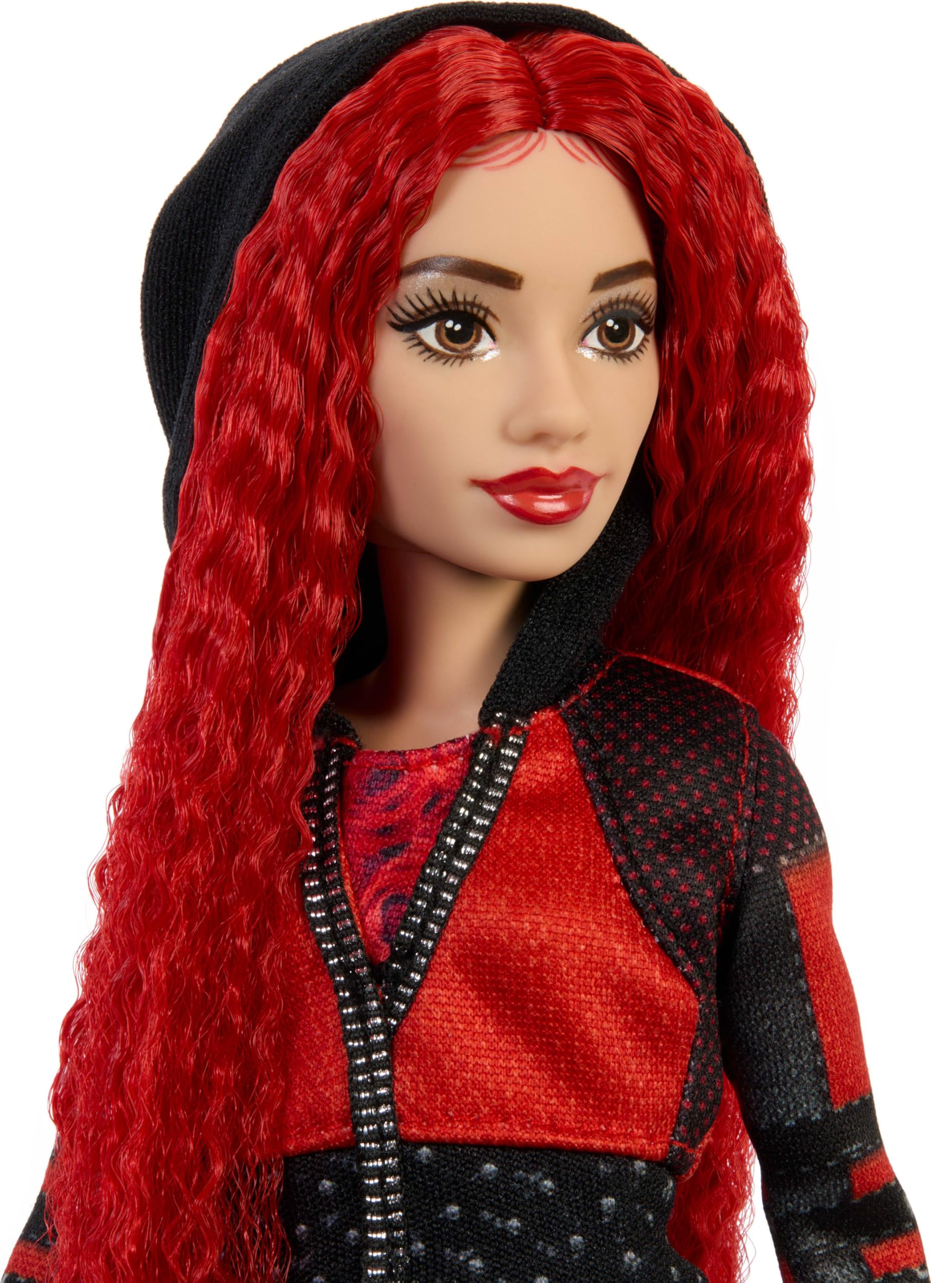 Mattel Disney Descendants: The Rise of Red Doll - Singing Doll with Movie-Inspired Clothes & Accessories, Sings “Red”