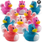 Mini Unicorn Rubber Duckies (Pack of 24) Assorted 2 Inch Duckies, Squirt Bath Tub Toy for Kids, Squeezable and Squirtable, Great for Birthday Party's