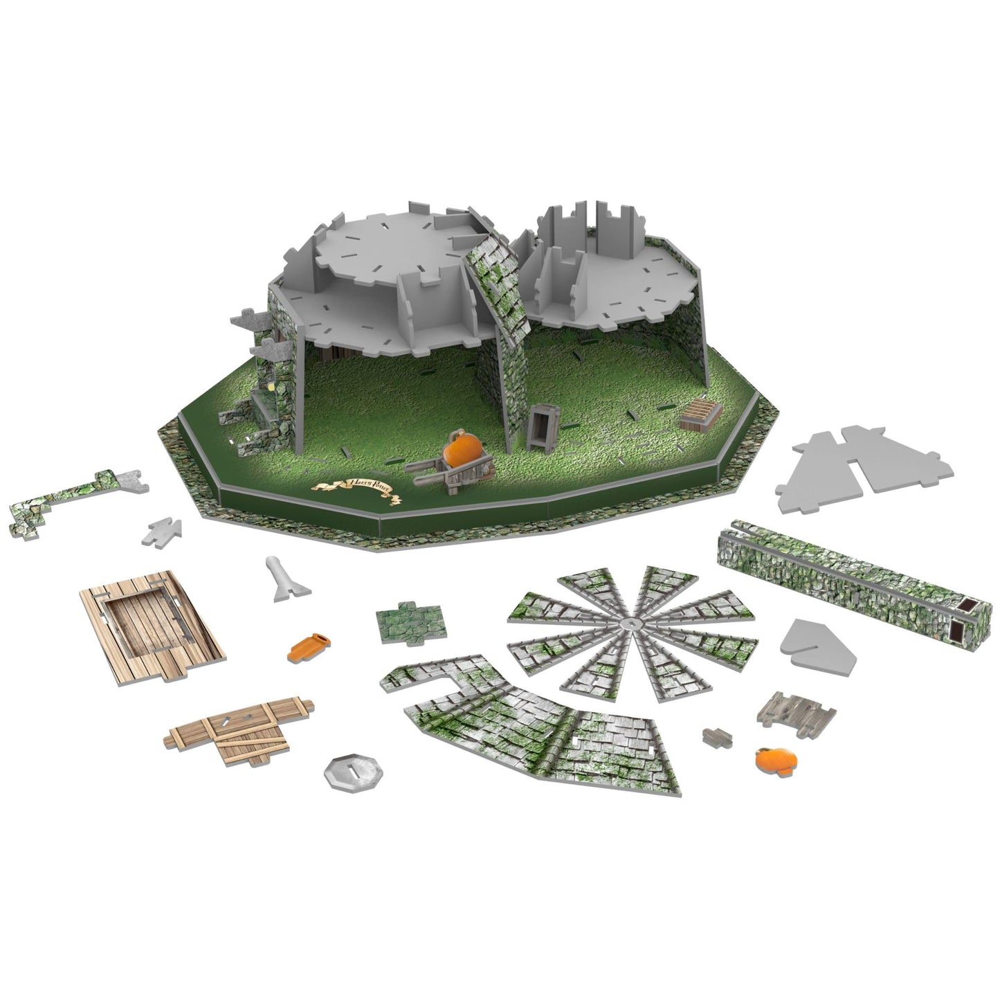 3D Puzzle: Harry Potter: Hagrids Hut - 101 Piece Puzzle by 4D Brands International - for Kids and Adults Ages 14+
