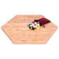 AmishToyBox.com Wooden Wahoo Marbles Game Board Set, Unpainted Holes, 16" Wide