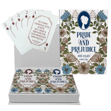 Steel Mill & Co. Set of 2 Decks of Playing Cards, Pride and Prejudice