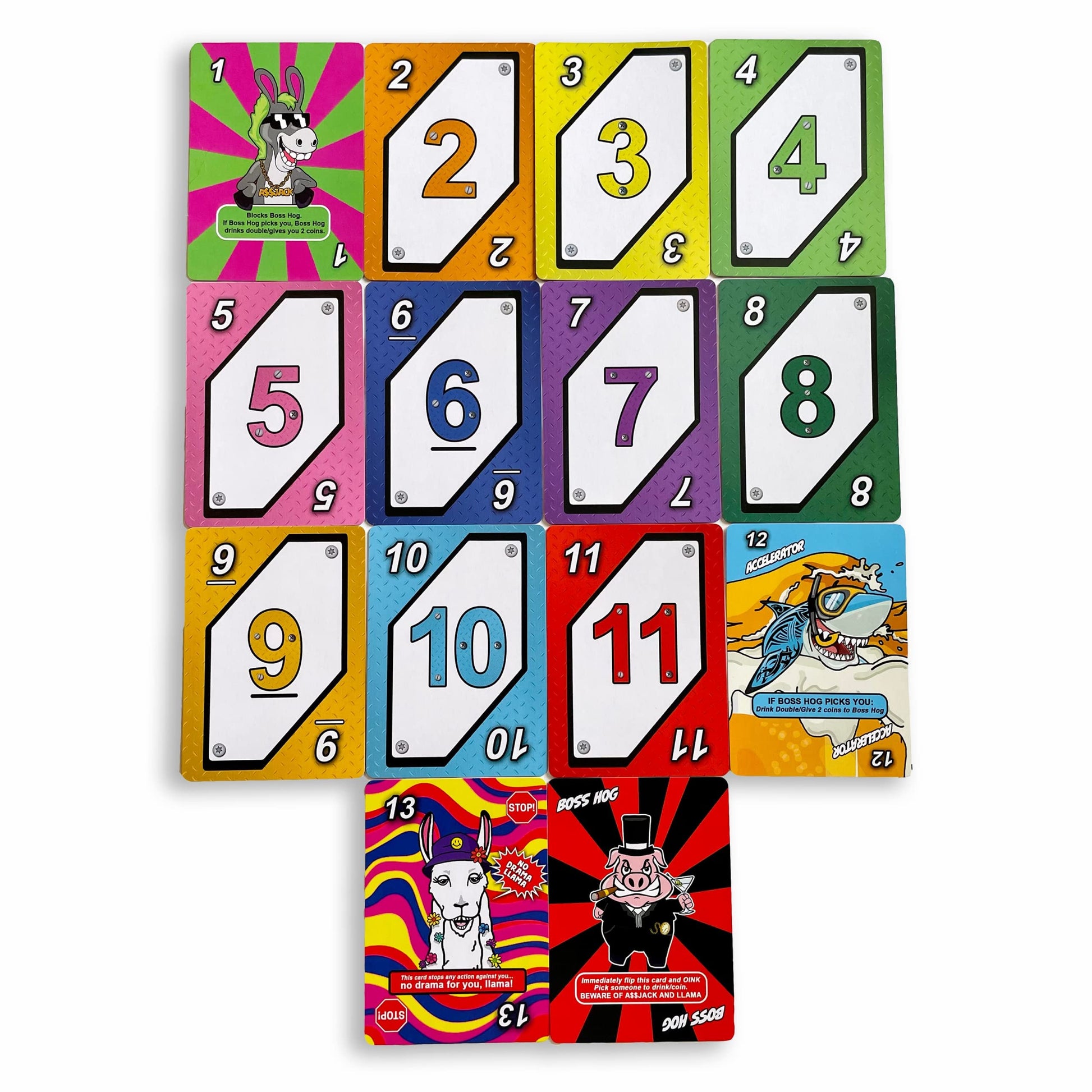 Screw Your Neighbor Card Game