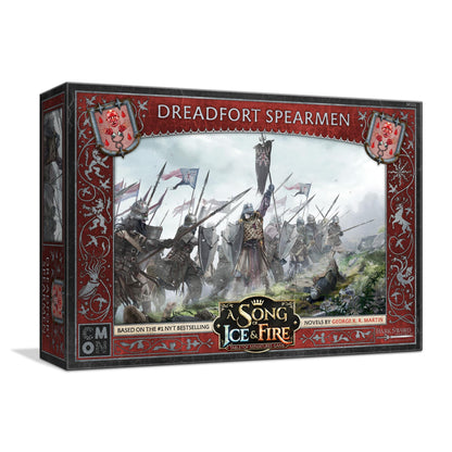 CMON A Song of Ice and Fire Tabletop Miniatures Game Dreadfort Spearmen Unit Box - Loyalty Forged in The Frigid North, Strategy Game for Adults, Ages