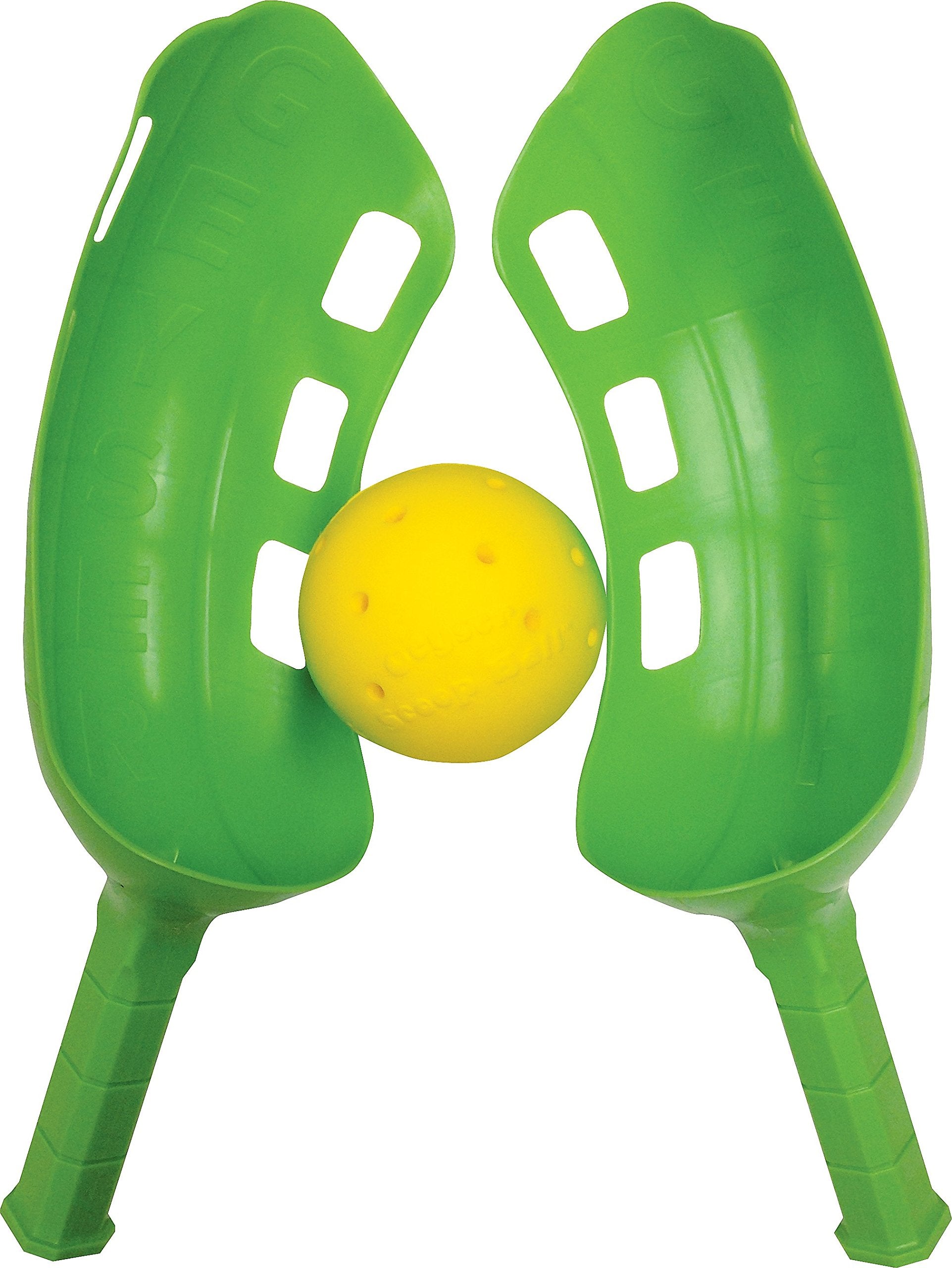 Water Sports Outdoor Pool and Beach Scoop Ball Set (Colors May Vary), 17" x 5.5"