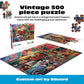 Buffalo Games - Antique Barn - Eduard - 500 Piece Jigsaw Puzzle for Adults - Charming Country Life Scene - Challenging Puzzle Perfect for Game Nights