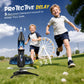 ZeroPhear Rocket Launcher for Kids, 200 ft Auto Launching Spinner Rocket Toy with LED and Safety Parachute, 2-Altitude Launch, USB Rechargeable