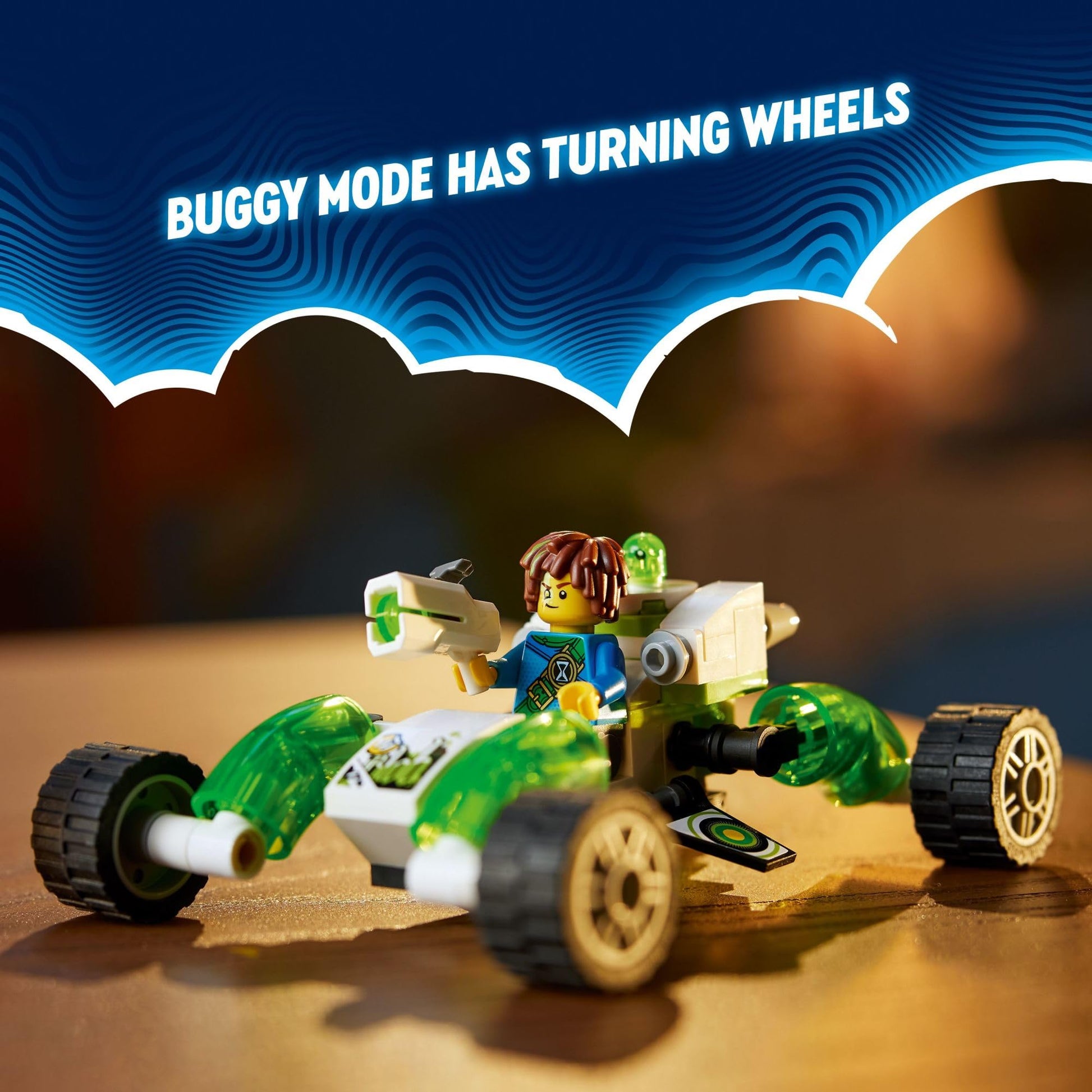 LEGO DREAMZzz Mateo’s Off-Road Car Toy, Kids can Build a Dune Buggy Toy or Quadcopter, Includes Mateo Action Figure and Other Characters from The TV