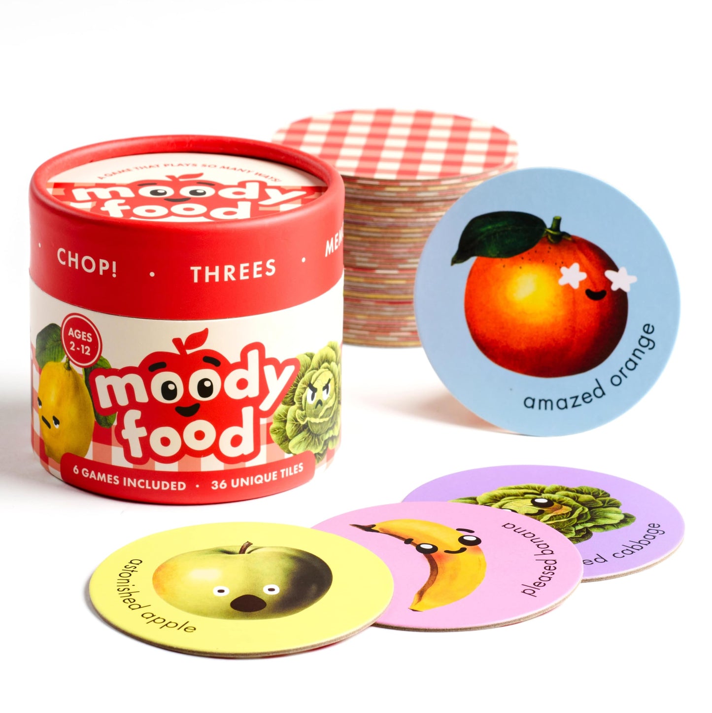 Chunky Deli BlueMilk Moody Food by Chunky Deli | A New Twist on 6 Classic Card Games for Family Game Night Parties with Toddlers, Kids, and Adults 2+