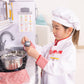 Melissa & Doug Chef Costume, Pretend Play Dress Up Set (8-Pc) Chef's Jacket, Hat, & Accessories, Role Play Toys for Kids 3+