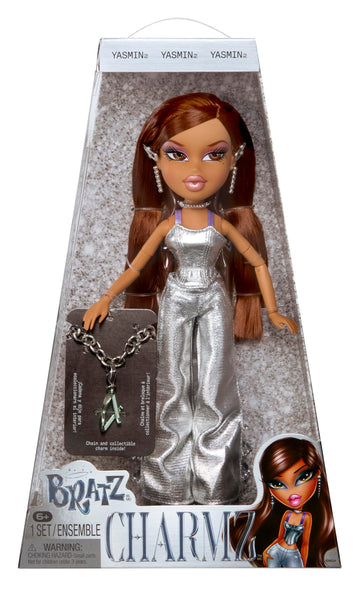Bratz Charmz Yasmin Fashion Doll with Collectible Charm Bracelet
