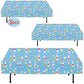 AnapoliZ Easter Plastic Tablecloth | 3 Pcs Pack (54” Inch Wide x 102” Inch Long) | Rectangular Easter Table Cover with Bunnies | Easter Party