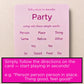 Person Do Thing Card Game: The Fast Friendly Game for Couples, Families and Parties | 15+ Mins | 2+ Players | Ages 8+