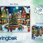 Springbok Merry Town Square 1000 Piece Christmas Jigsaw Puzzle for Adults