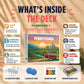 Pennsylvania Bucket List Scratch Off Cards - 40 Adventure Bucket List Cards with Region Split Map, Hidden Gems, Scenic Escapes & Local Favorites