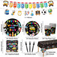 122 PCS Back to School Party Supplies, Disposable Tableware Set Include Back to School Plates and Napkins, Cups, Forks, Banner and Tablecloth