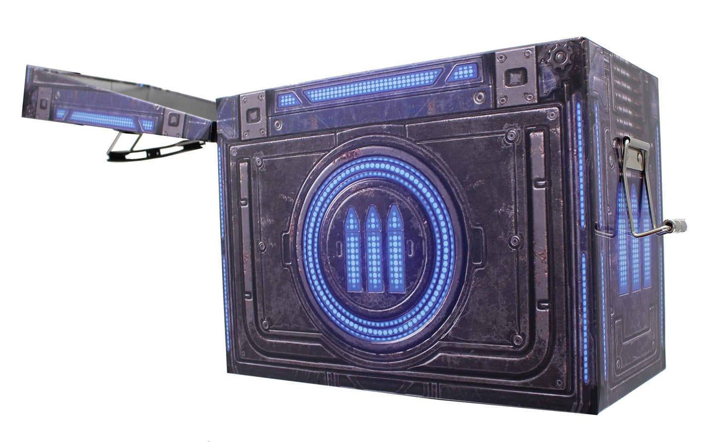 Toynk Gears of War Tin Ammunition Storage Box | Exclusive Gears 5 Latched Ammo Crate | Measures 8.5 x 4.5 Inches