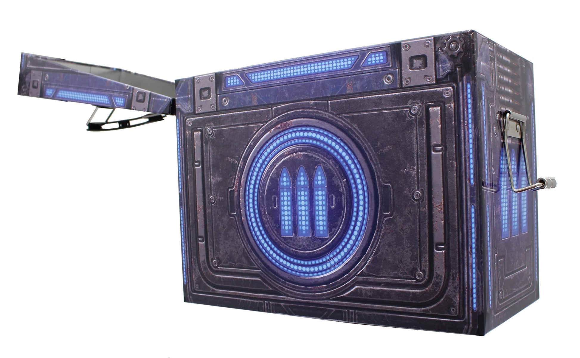 Toynk Gears of War Tin Ammunition Storage Box | Exclusive Gears 5 Latched Ammo Crate | Measures 8.5 x 4.5 Inches