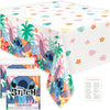 Unique Lilo and Stitch Table Cloth (2 Pack) - Lilo and Stitch Birthday Party Decorations - Officially Licensed - 2 Plastic Table Cloths, Including
