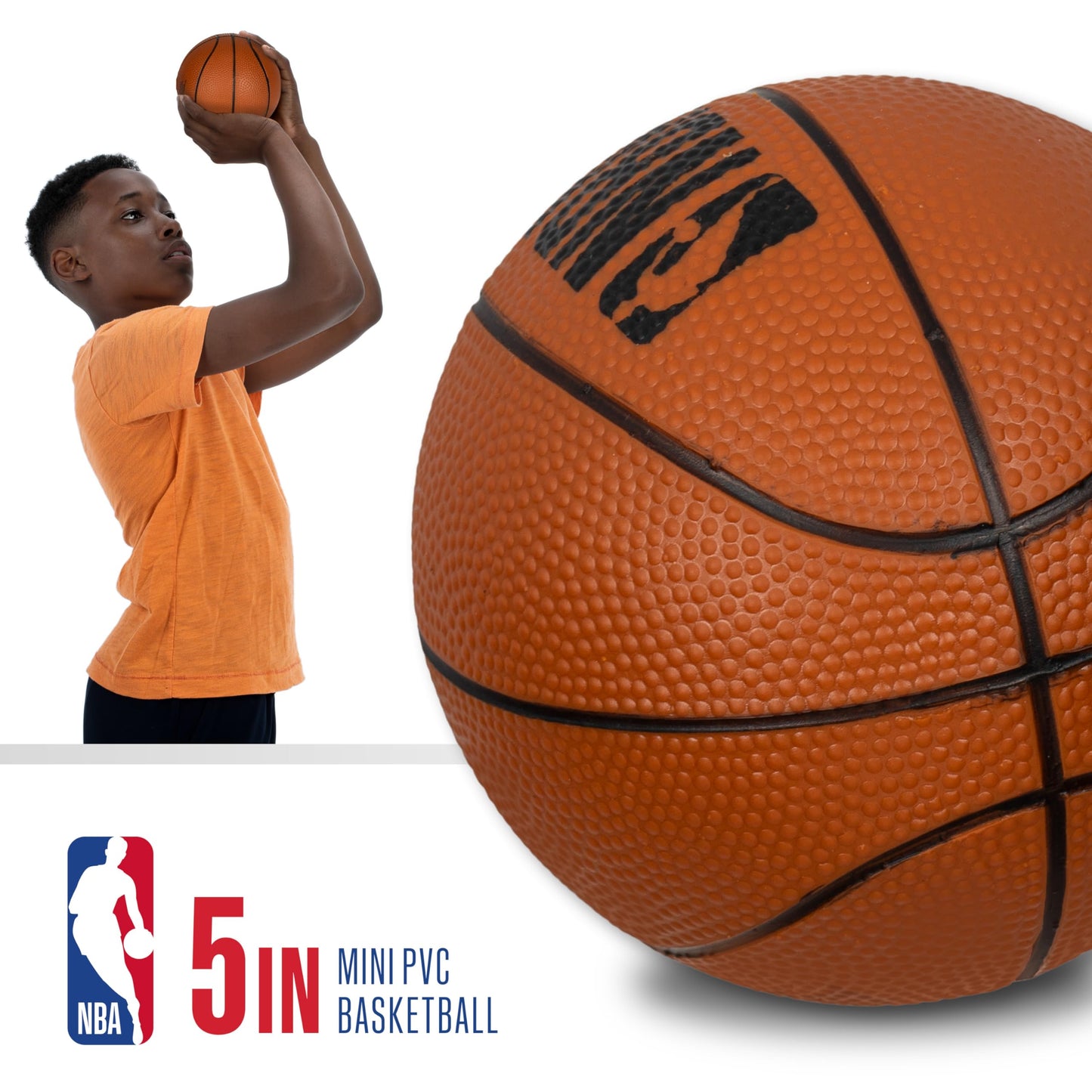 Franklin Sports NBA Over the Door Mini Basketball Hoop - Kids Custom NBA Team Indoor Mini Hoop with All 30 Team Stickers - Fan Shop Basket for Bedroom