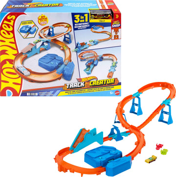 Hot Wheels Track Creator Boosted Jump Speedway Set & Toy Car