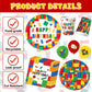 Building Block Party Plates Building Block Birthday Party Supplies Decorations Serve 25 including Disposable Paper Plates Napkins, Cups, Forks